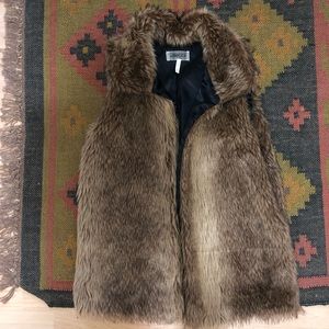Faux Fur Vest Size Small